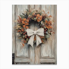 Autumn Wreath Canvas Print