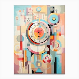Time Abstract Geometric Illustration 14 Canvas Print