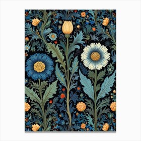 William Morris Floral Wallpaper 7 Canvas Print