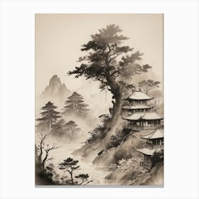 Asian Landscape Painting 16 Canvas Print