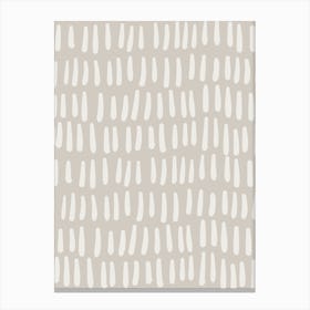 Neutral Abstract Lines 1 Canvas Print