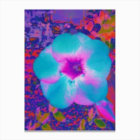 Source Retro Flower Print Canvas Print