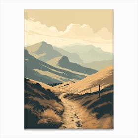 Dusky Track New Zealand 1 Hiking Trail Landscape Canvas Print
