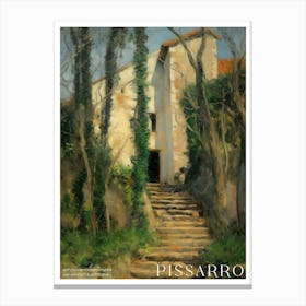 Pissaro'S House Canvas Print