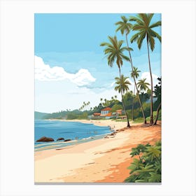 Tanjung Rhu Beach, Langkawi Island, Malaysia, Matisse And Rousseau Style 2 Canvas Print