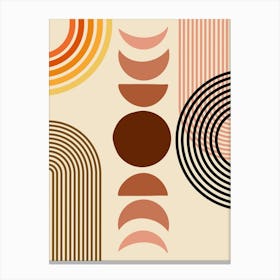 Abstract Geometric Pattern 3 Canvas Print