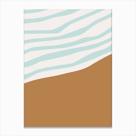 Abstract Beach Canvas Print