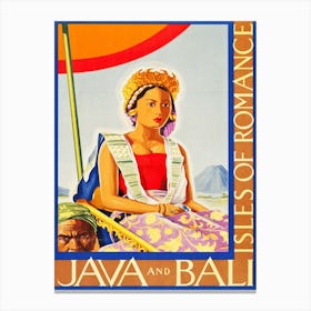 Java And Bali, Isles Of Romance Canvas Print