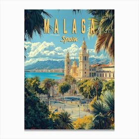 Malaga - Sun, Sea, and Spanish Charm Canvas Print