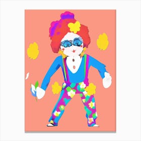 Clown Around Canvas Print