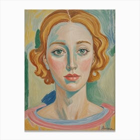 Her Portrait Canvas Print