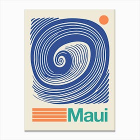 Surf Maui Canvas Print