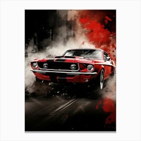 Mustang Wallpaper 2 Canvas Print