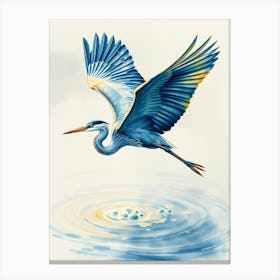 Blue Heron 5 Canvas Print