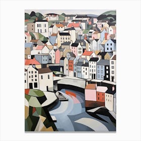 Whitby (North Yorkshire) Painting 4 Canvas Print