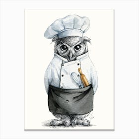 Baker Owl Canvas Print