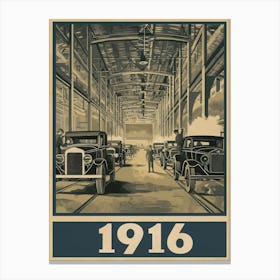 Aihrgdesign A Vintage Industrial Poster Celebrating Automobil 3f2e31c4 18b2 49ae 813d A374b6ecb731 1 Canvas Print