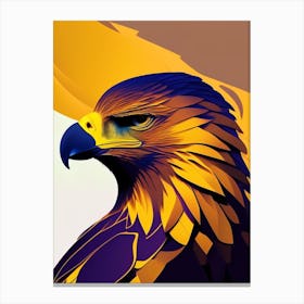 Golden Eagle Pop Matisse 2 Bird Canvas Print
