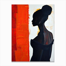 Whispers|The African Woman Series Canvas Print