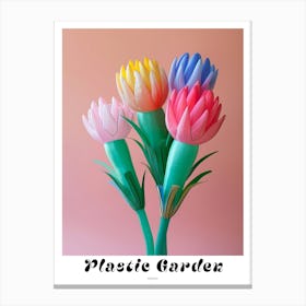 Dreamy Inflatable Flowers Poster Protea 1 Canvas Print