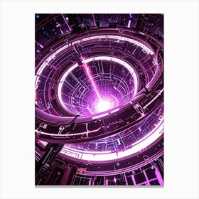 Futuristic Space Canvas Print