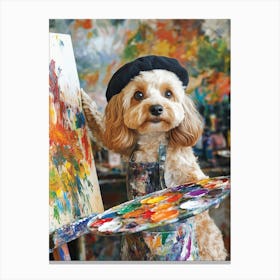 Pablo Pi Cavapoo Canvas Print