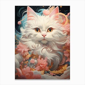 Kitty Beauty Canvas Print