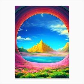 Rainbow In The Sky 5 Canvas Print