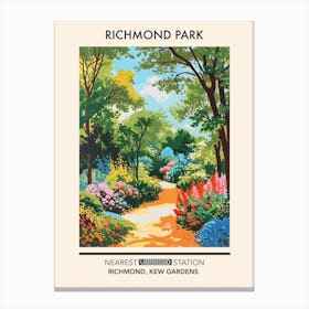Richmond Park London Parks Garden 2 Canvas Print