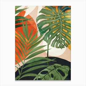 Tropical Summer Abstract Art 7 Canvas Print