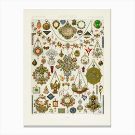 16th And 17th Century Pattern, Albert Racine Canvas Print