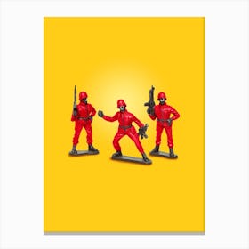 Modern Toy Soldiers Canvas Print