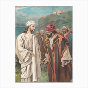 Jesus And His Disciples Canvas Print