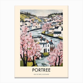 Portree (Isle Of Skye, Scotland) Painting 1 Travel Poster Canvas Print