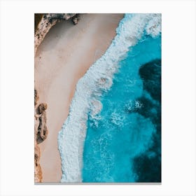 Aerial View Of A Beach 118 Canvas Print