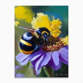Bumblebee 3 Painting Canvas Print