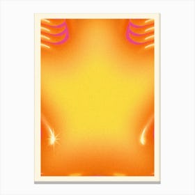 Yellow Jelly Fusion Canvas Print