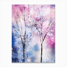 Pink Trees Canvas Print