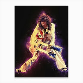 Spirit Of Jimmy Page Live Canvas Print