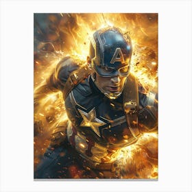 Captain America 10 Canvas Print