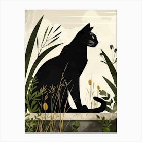 Black Cat 65 Canvas Print