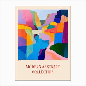 Modern Abstract Collection Poster 103 Canvas Print