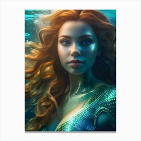 Mermaid -Reimagined 19 Canvas Print