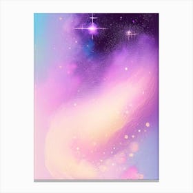 Galaxy Gouache Space Canvas Print