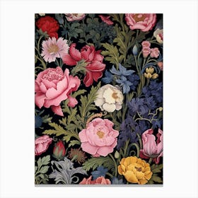 Floral Wallpaper 111 Canvas Print