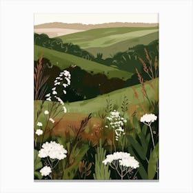 Landscape Illustration Canvas Print