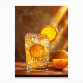 Iced Orange Drink 1 Canvas Print