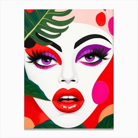 Sexy Face Canvas Print