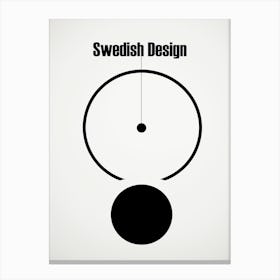 Swedish Design Canvas Print