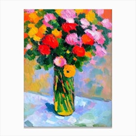 Favites Matisse Inspired Flower Canvas Print